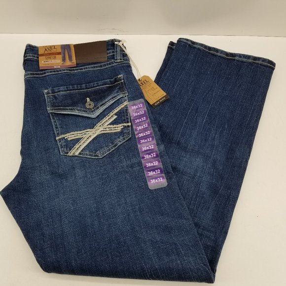 TK Axel Other - New TK Axel  Mens Stretch Slim Boot Cut Jeans actual inseam   Size 36 x 32